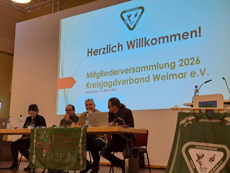 das Podium KJV Weimar e.V Mitgliederversammlung 2026