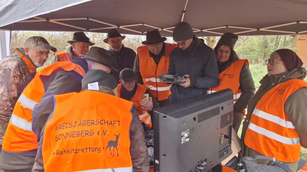 Besprechung zum Rehkitzschutz in Sonneberg